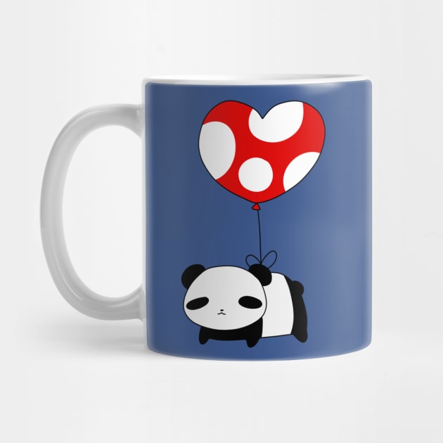 Heart Balloon Panda by saradaboru